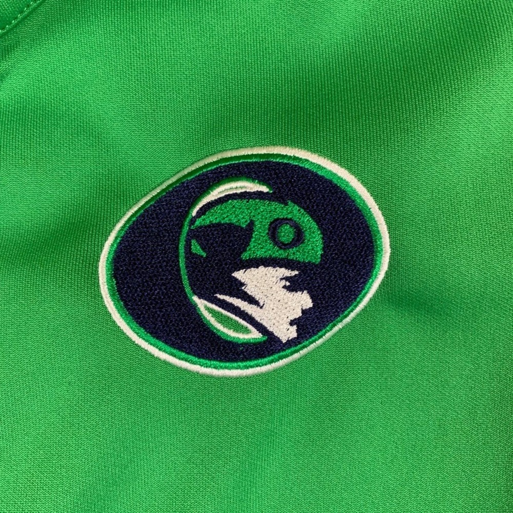 Air Jordan Mens Green White Full Zip Track Jacket XL Jumpman Patch - Picture 3 of 10